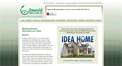 Desktop Screenshot of emeraldhomesofiowa.com